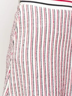 Thom Browne RWB-stripe mid-length skirt