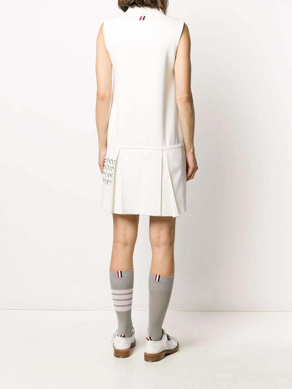 Thom Browne 4 Bar stripe pleated polo dress day dresses of women 4 Thom Browne 4-Bar stripe pleated polo dress