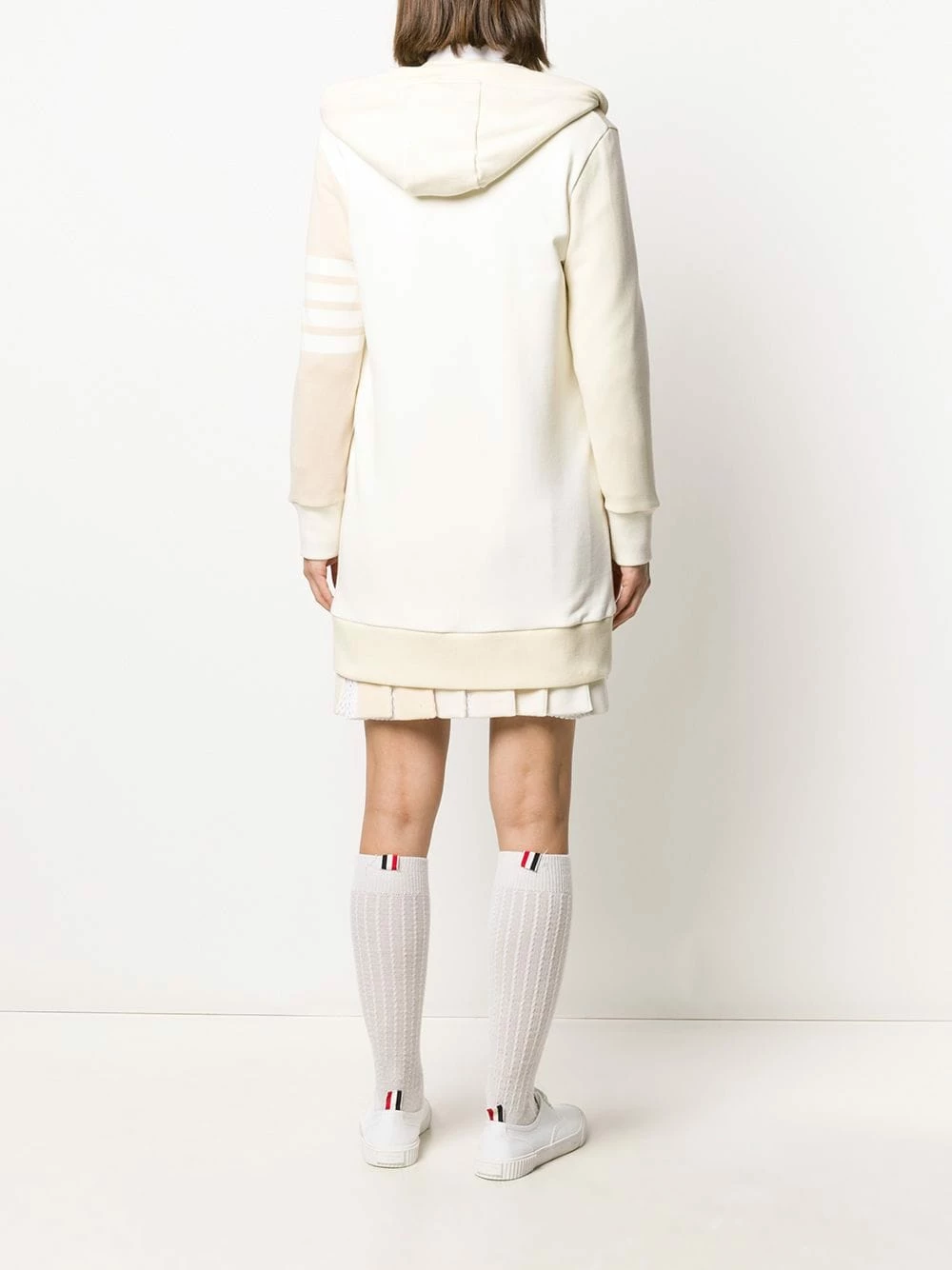 Thom Browne Mid length hooded cardigan cardigans of women 4 Thom Browne mid-length hooded cardigan