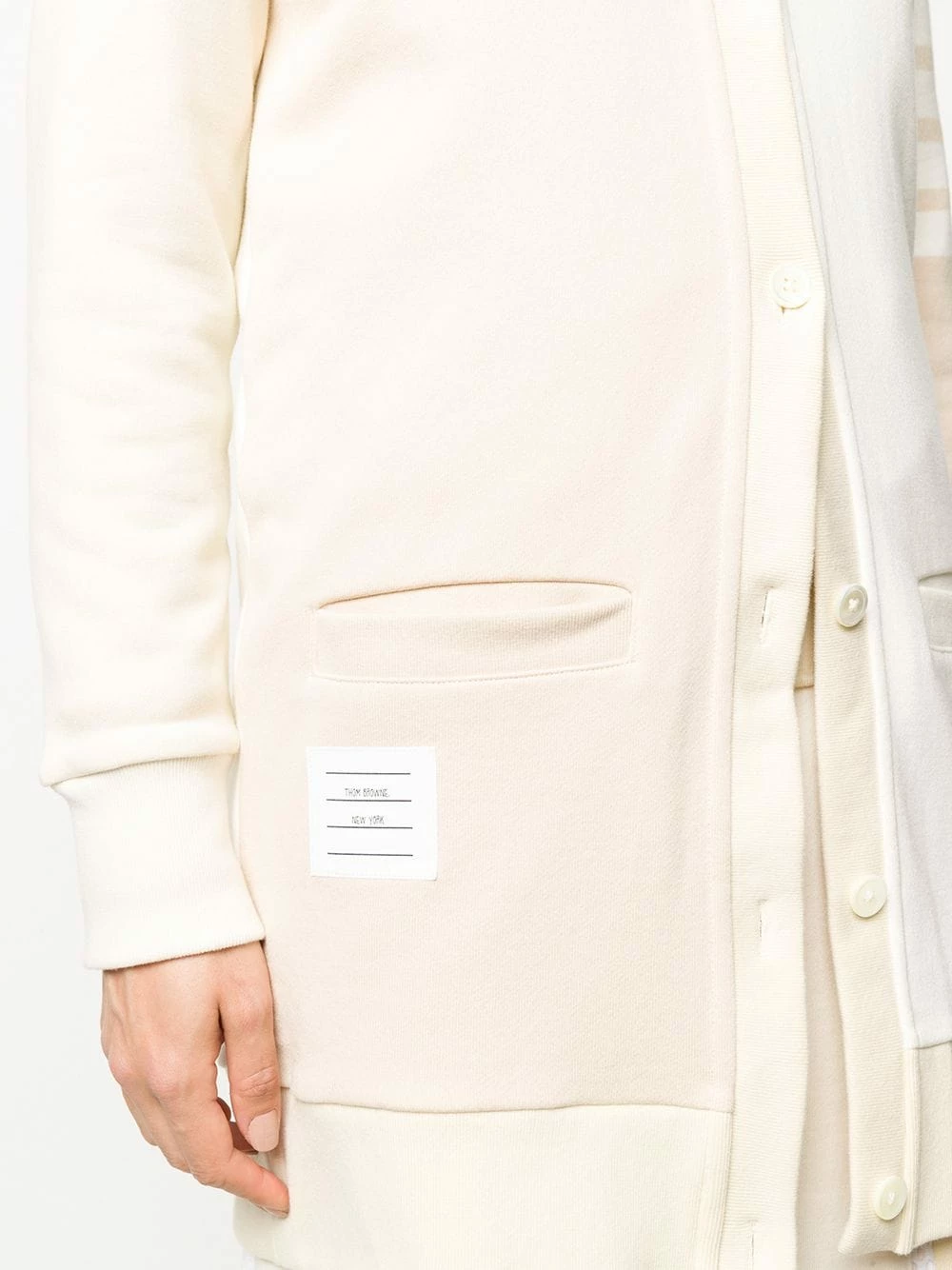 Thom Browne Mid length hooded cardigan cardigans of women 5 Thom Browne mid-length hooded cardigan