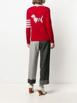 Thom Browne Hector Icon intarsia V-neck cardigan