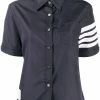 Thom Browne 4-Bar short sleeve shirt