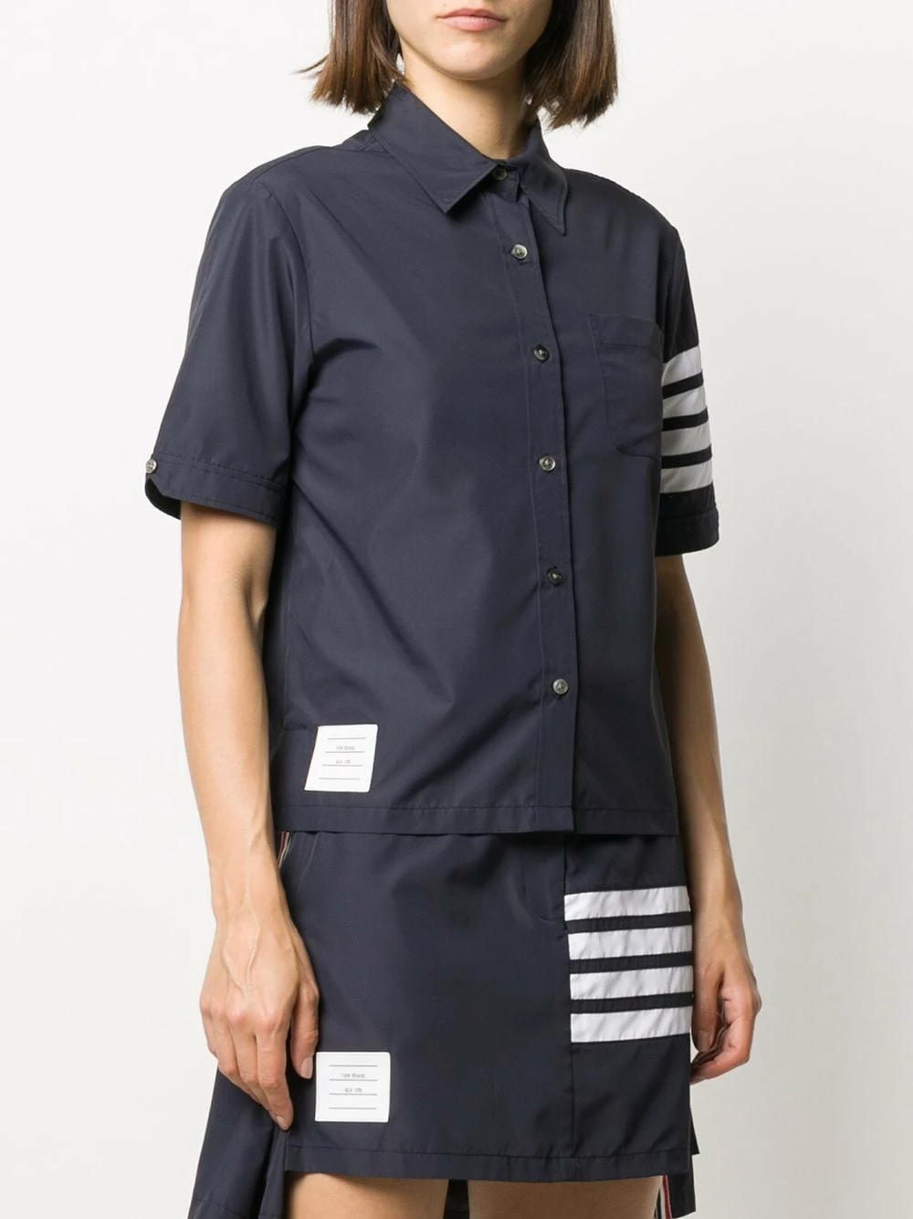 Thom Browne 4 Bar short sleeve shirt shirts of women 3 Thom Browne 4-Bar short sleeve shirt