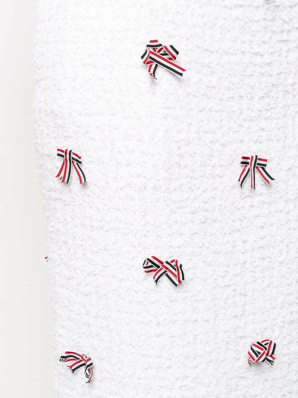 Thom Browne Ribbon detail tweed pencil skirt pencil skirts of women 5 Thom Browne ribbon-detail tweed pencil skirt