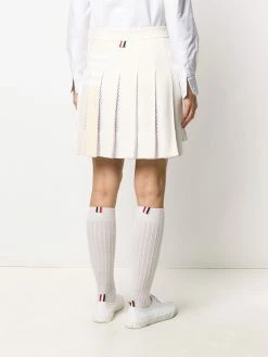 Thom Browne 4 Bar pleated mini skirt pleated skirts of women 8 Thom Browne 4-Bar pleated mini skirt