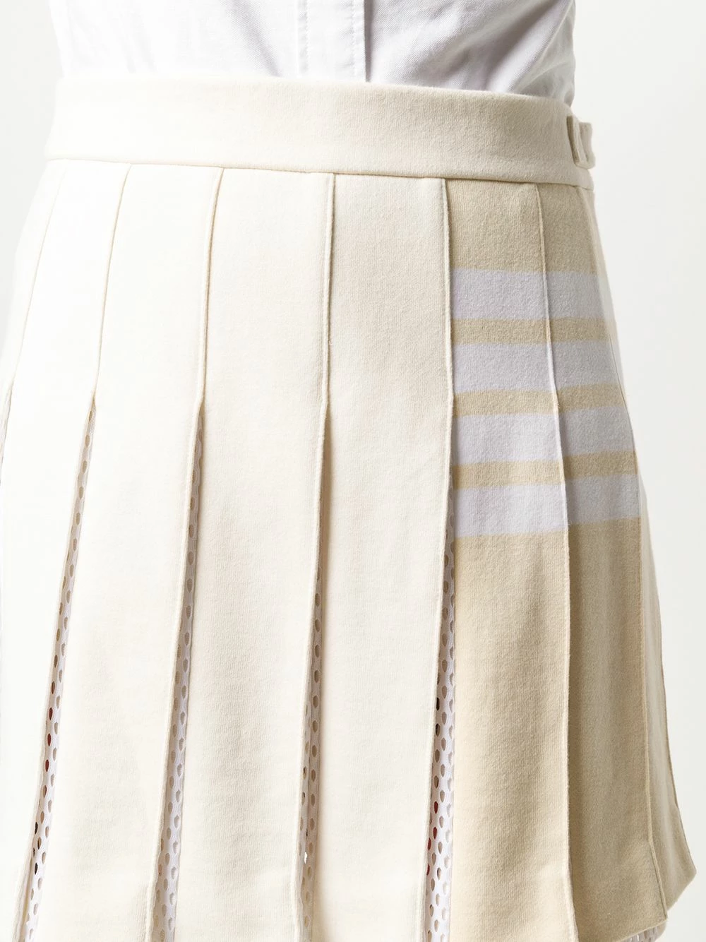 Thom Browne 4 Bar pleated mini skirt pleated skirts of women 5 Thom Browne 4-Bar pleated mini skirt