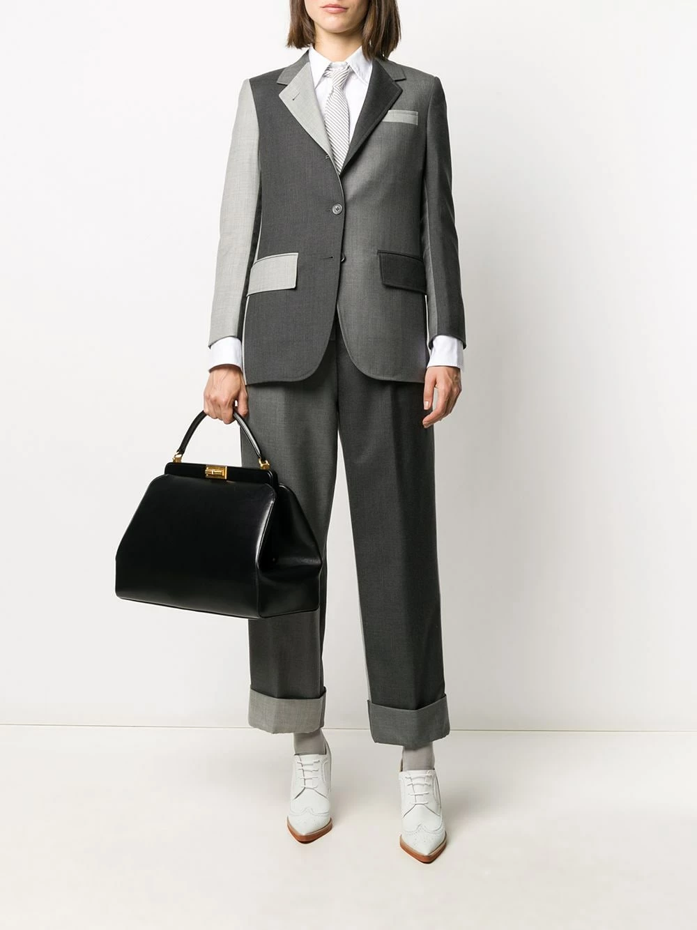 Thom Browne Large top handle doctor bag tote bags of women 2 Thom Browne large top handle doctor bag