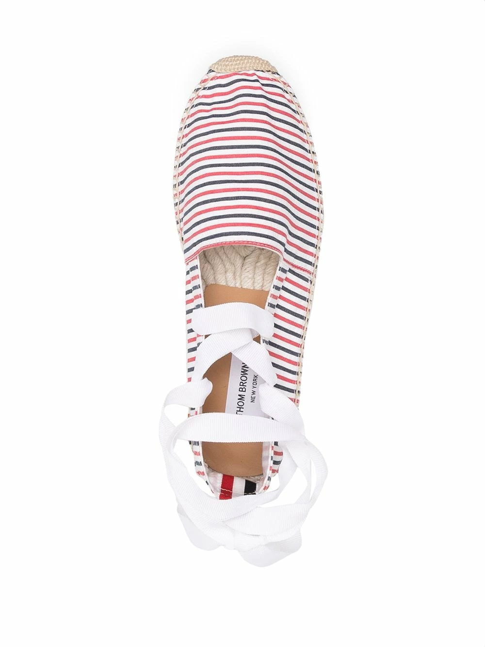 Thom Browne Removable ankle tie espadrilles of women 4 Thom Browne removable ankle tie espadrilles