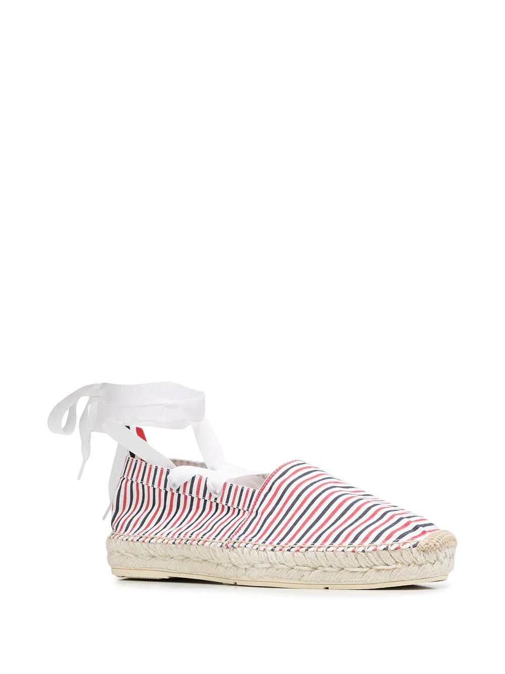Thom Browne Removable ankle tie espadrilles of women 2 Thom Browne removable ankle tie espadrilles