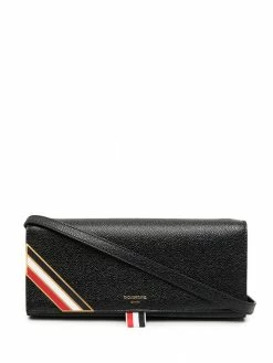 Thom Browne RWB flap clutch
