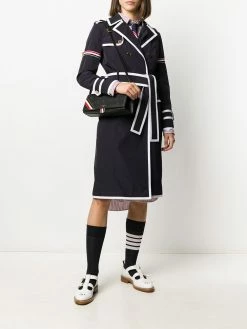 Thom Browne RWB flap clutch