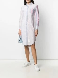 Thom Browne RWB midi shirt dress
