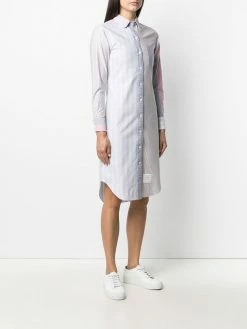 Thom Browne RWB midi shirt dress
