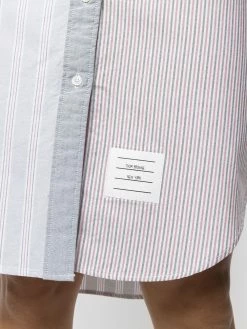 Thom Browne RWB midi shirt dress