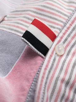 Thom Browne RWB midi shirt dress