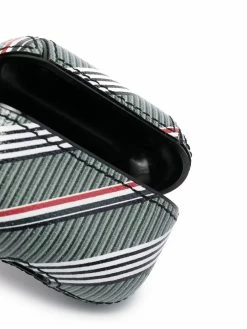 Thom Browne stripe-pattern AirPods case