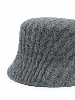 Thom Browne cable knit bucket hat