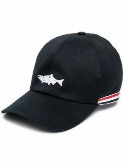 Thom Browne embroidered fish baseball cap