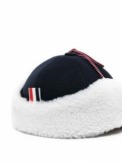 Thom Browne shearling hunting cap