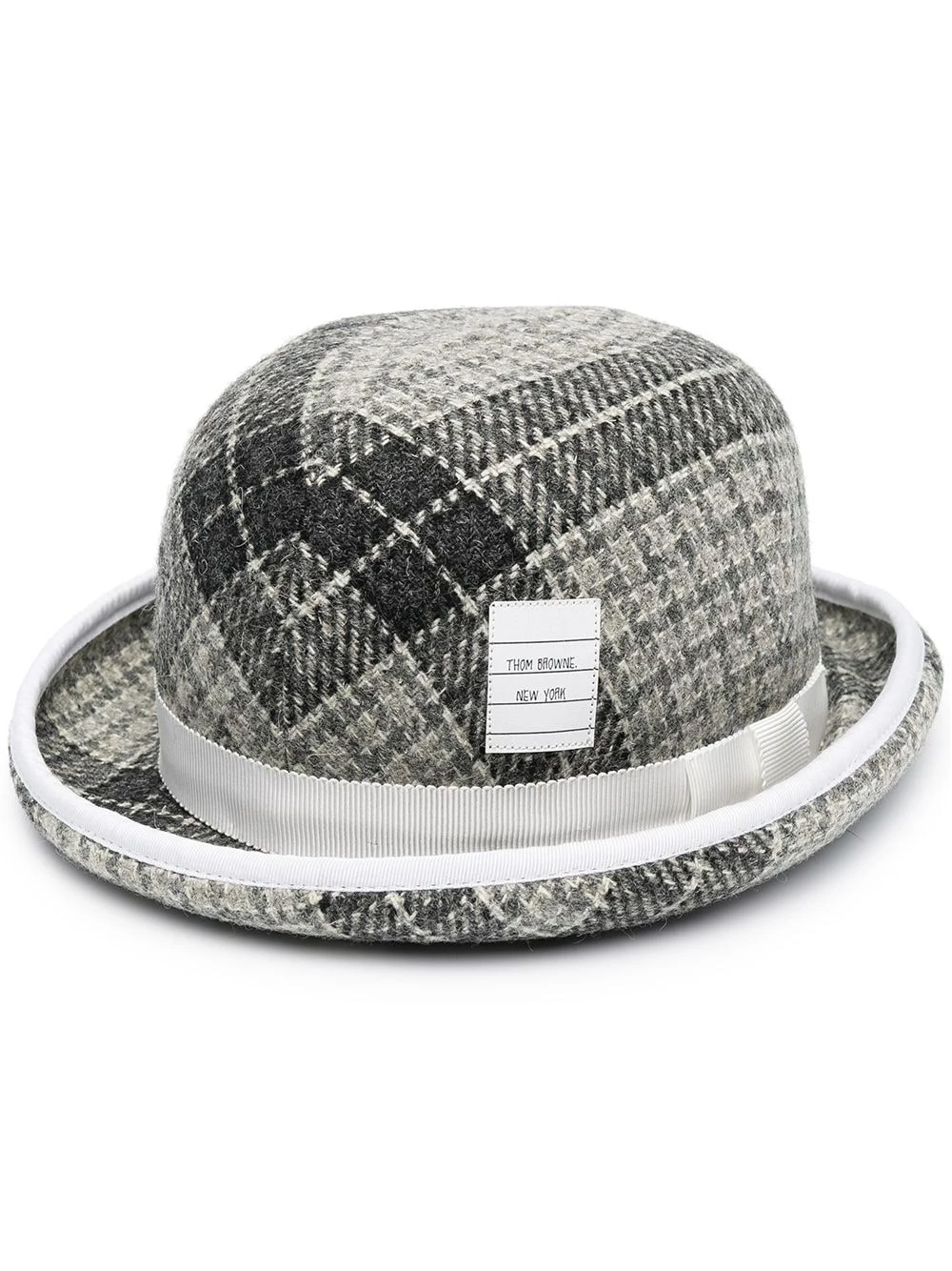 Thom Browne Checked bucket hat hats of men 1 Thom Browne checked bucket hat
