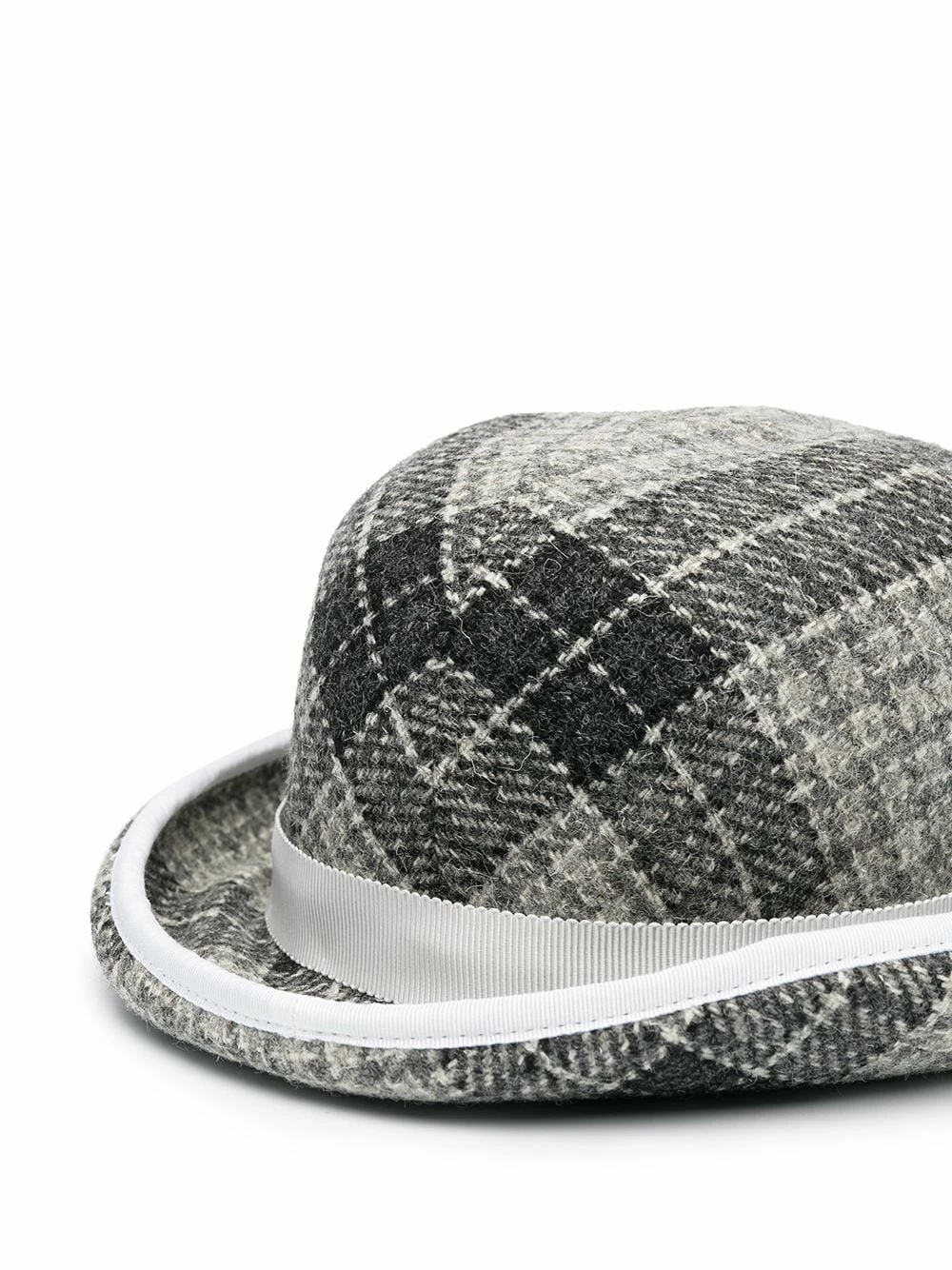 Thom Browne Checked bucket hat hats of men 2 Thom Browne checked bucket hat