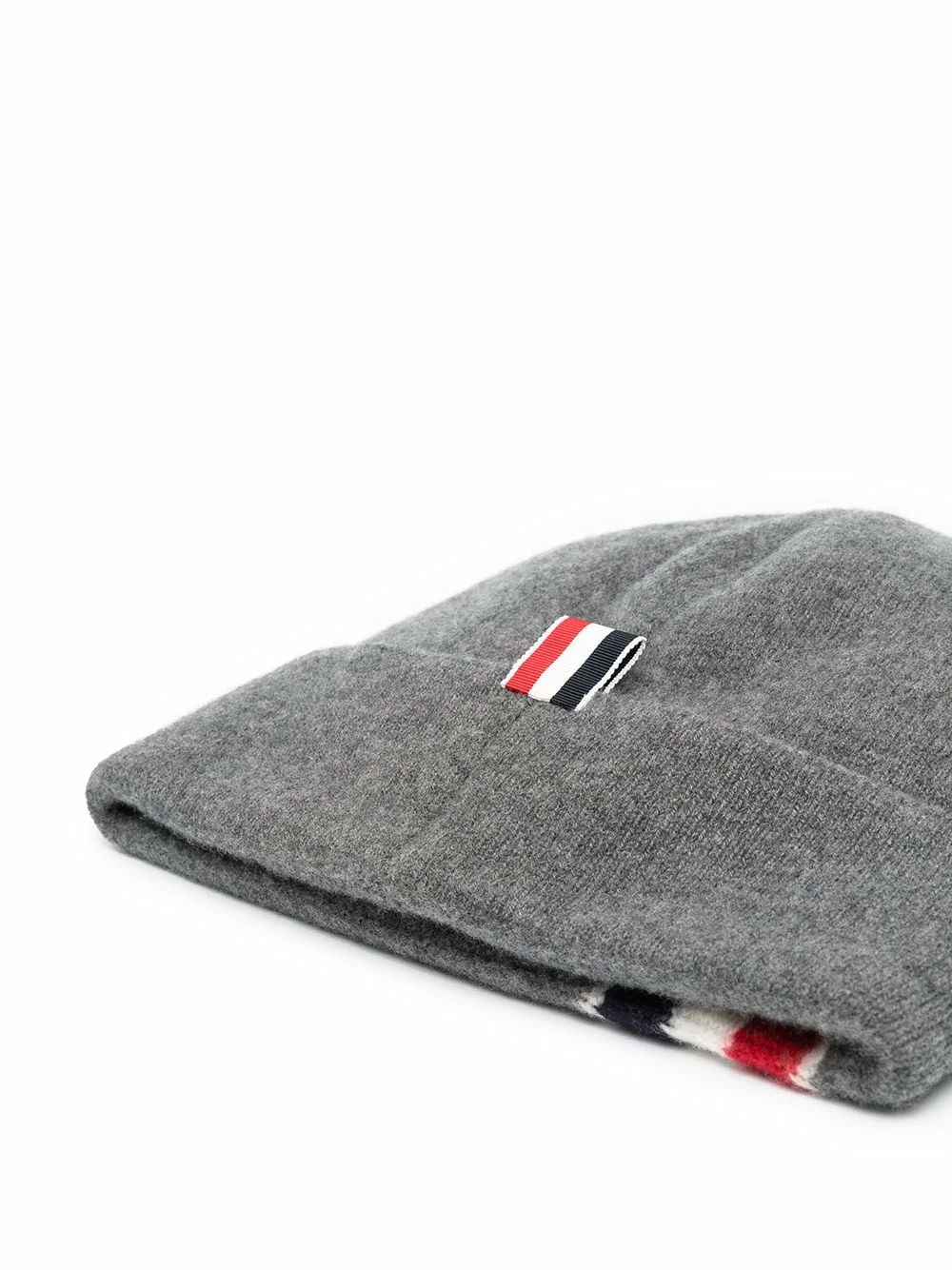 Thom Browne Stripe detail merino beanie hats of men 2 Thom Browne stripe detail merino beanie