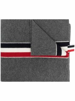 Thom Browne RWB stripe wool scarf