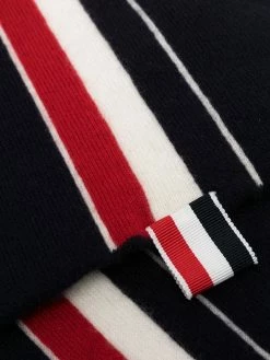 Thom Browne RWB tri-stripe ribbon scarf