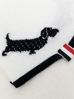 Thom Browne Hector motif wraparound scarf