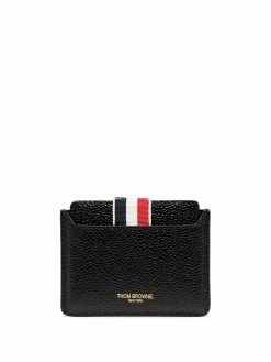 Thom Browne Grosgrain loop leather mirror case
