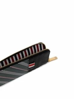 Thom Browne striped zip wallet