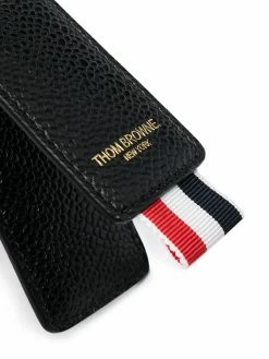 Thom Browne grosgain-loop logo-embossed cardholder