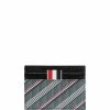 Thom Browne RWB stripe leather cardholder