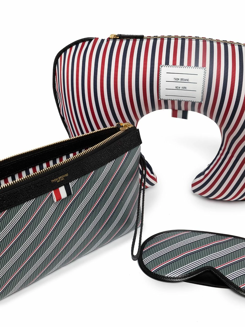 Thom Browne Striped travel pack travel accessories of men 4 Thom Browne striped travel pack