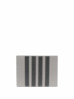 Thom Browne wallet with signature stripe detail