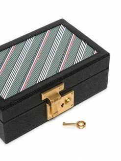 Thom Browne striped messenger bag