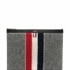 Thom Browne RWB stripe clutch bag