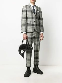 Thom Browne fish-silhouette leather tote bag