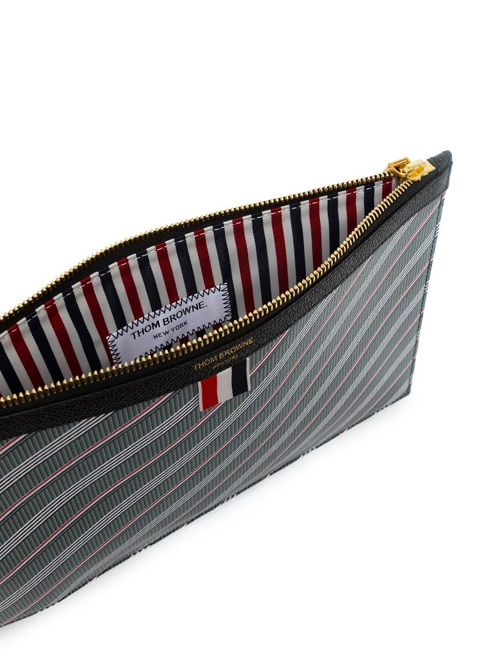 Thom Browne Striped clutch bag clutch bags of men 5 Thom Browne striped clutch bag