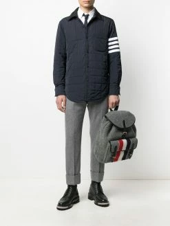Thom Browne striped felt backpack