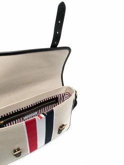 Thom Browne RWB stripe messenger bag