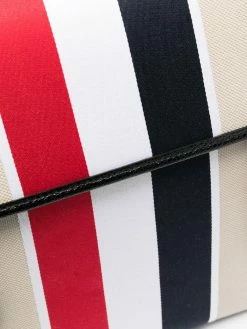 Thom Browne RWB stripe messenger bag