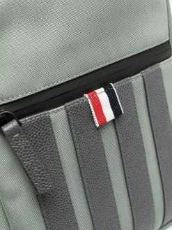 Thom Browne 4 Bar stripe canvas messenger bag messenger bags of men 8 Thom Browne 4-Bar stripe canvas messenger bag
