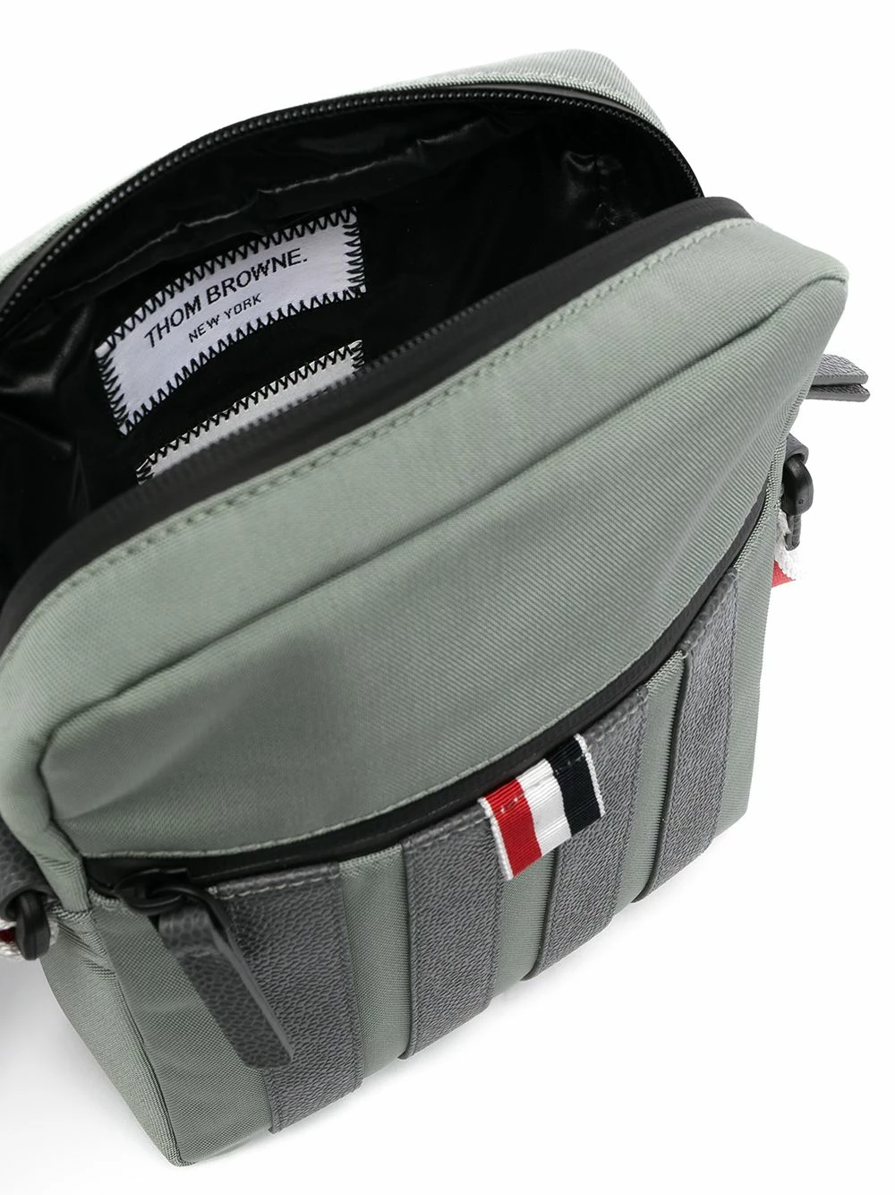 Thom Browne 4 Bar stripe canvas messenger bag messenger bags of men 5 Thom Browne 4-Bar stripe canvas messenger bag