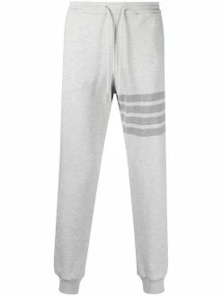Thom Browne 4-Bar stripe cotton track pants