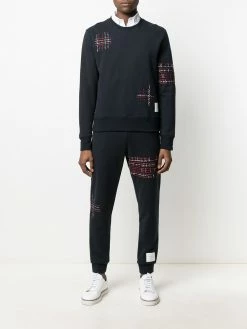 Thom Browne embroidered detail sweatshirt