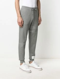 Thom Browne RWB embroidered stripe track pants