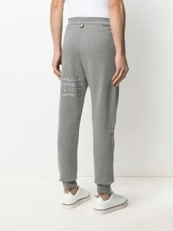 Thom Browne RWB embroidered stripe track pants