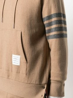 Thom Browne 4-Bar drawstring hoodie