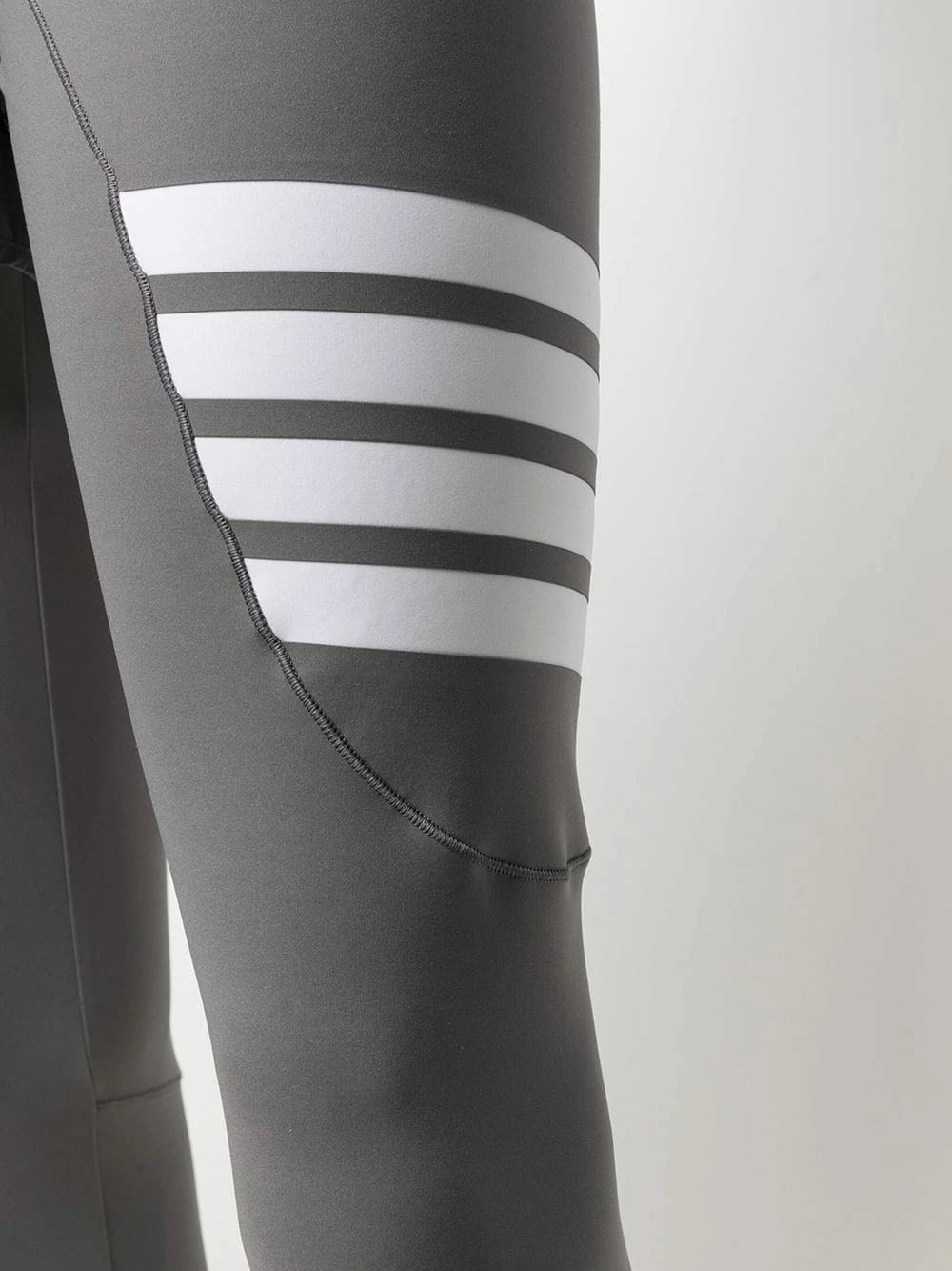 Thom Browne 4 Bar stripe lightweight compression tights of men 5 Thom Browne 4-Bar stripe lightweight compression tights